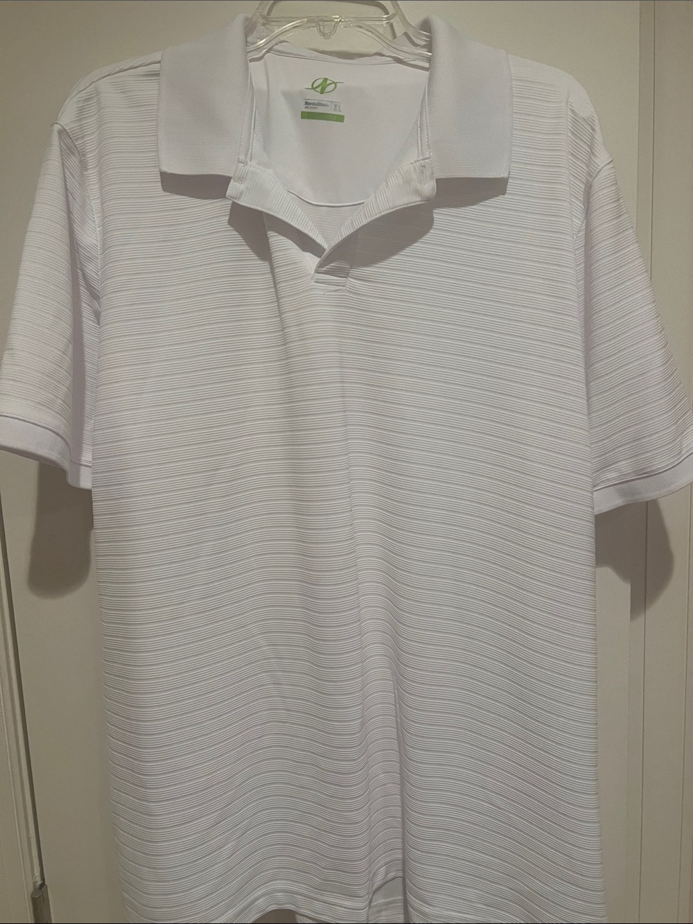 Nordic track Performance Men’s White Polo Shirt - Lightweight Breathable